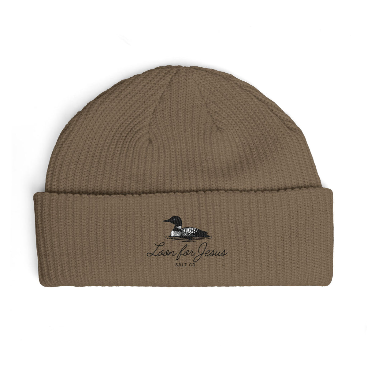 "Loon for Jesus" Cuff Beanie