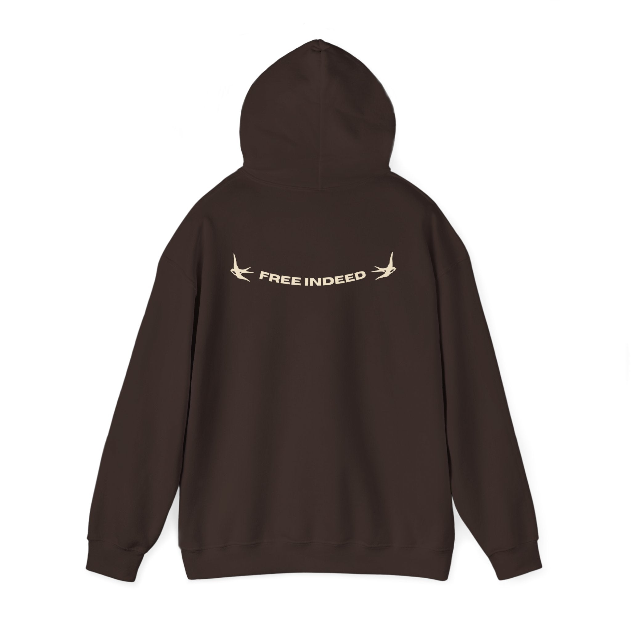 Free Indeed Hoodie — 'Free Indeed' Bird Graphic Pullover