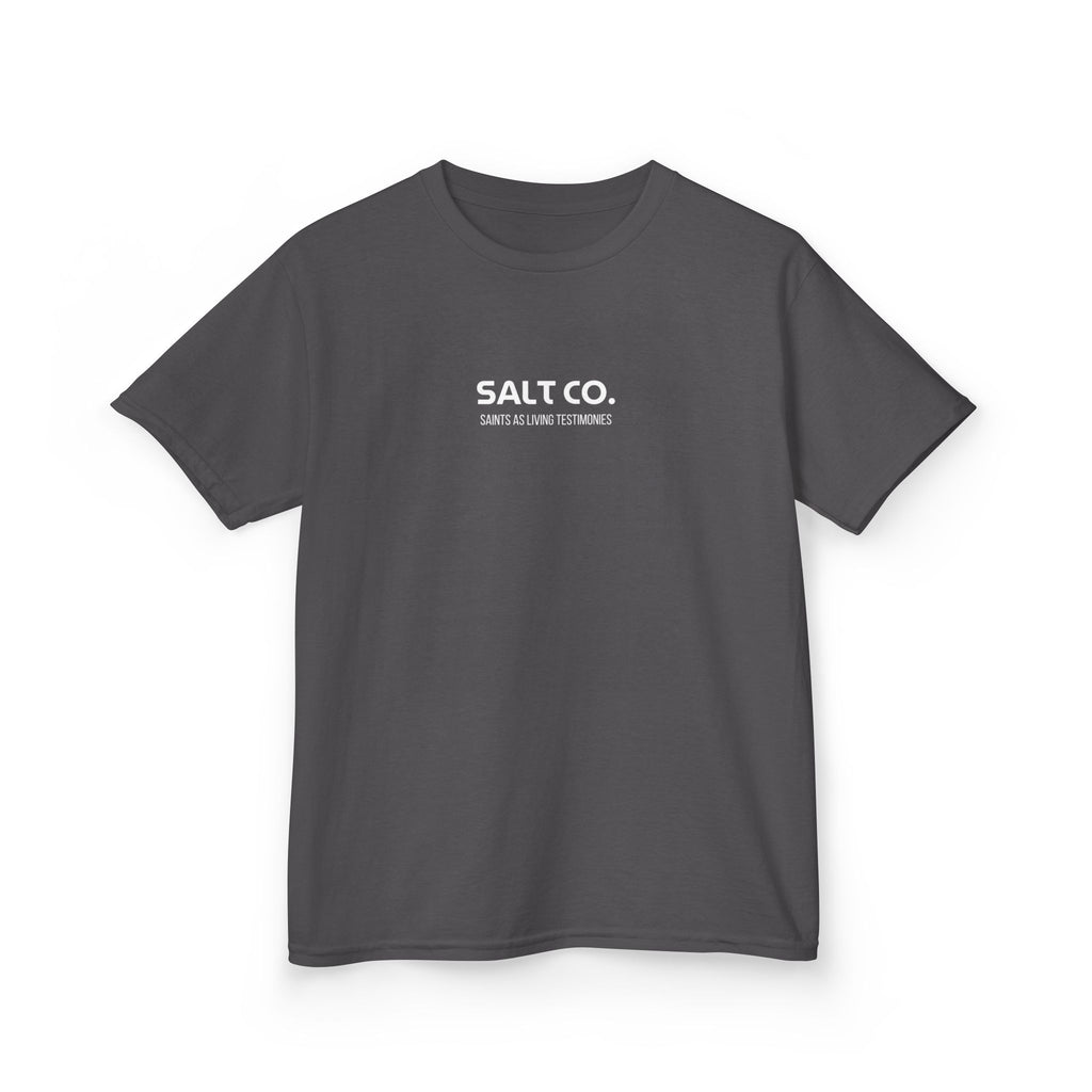 Kids T‑Shirt — "Jesus Loves You" Smiley Tee (Salt Co.)