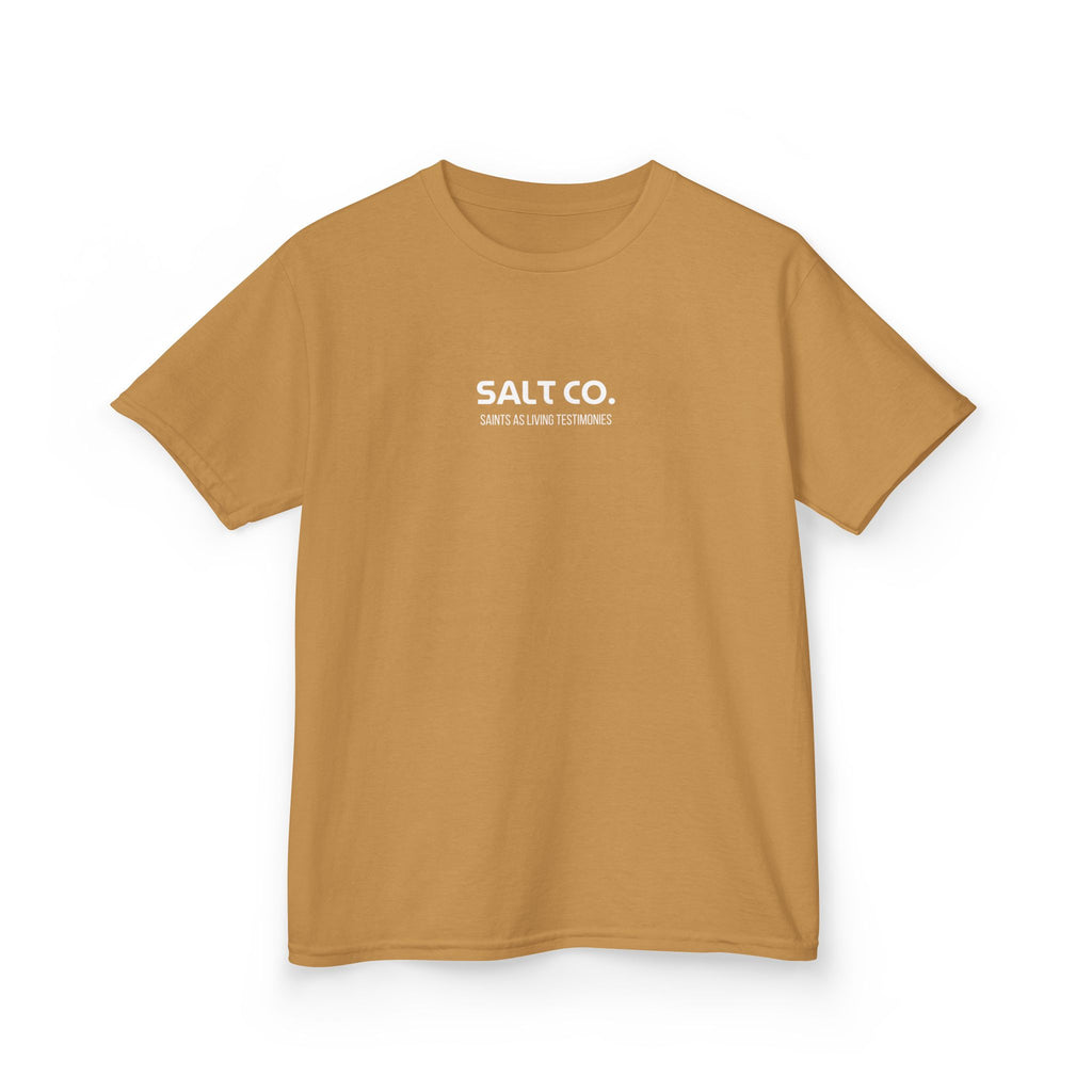 Kids T‑Shirt — "Jesus Loves You" Smiley Tee (Salt Co.)