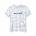 Tie-Dye T-Shirt — SALT CO. Front, "SAINTS AS LIVING TESTIMONIES" Back