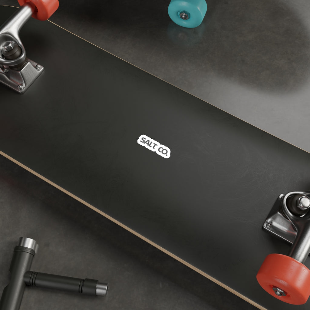 Salt Co. Die-Cut Sticker — Minimal Logo Decal for Laptops & Water Bottles