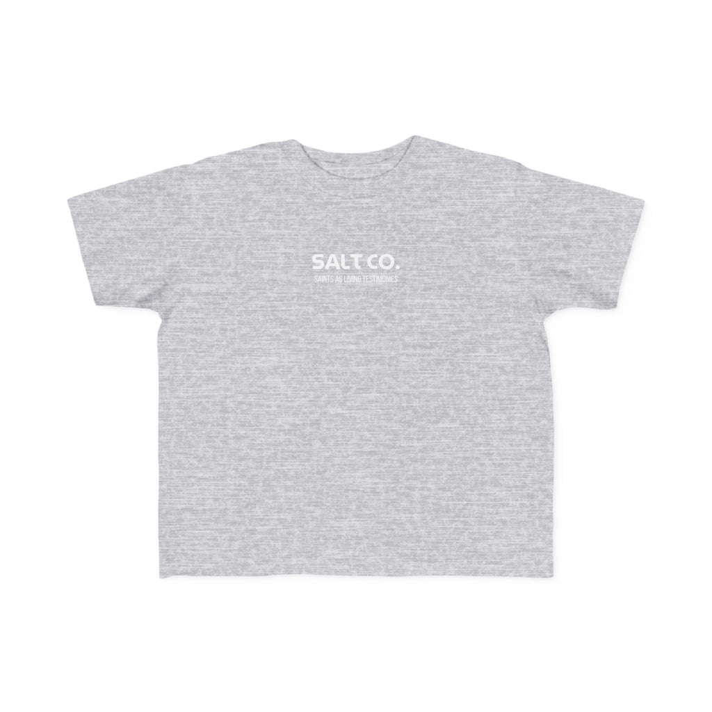 Toddler Tee — 'Salt Co.' Front & 'Jesus Loves You' Smiley Back