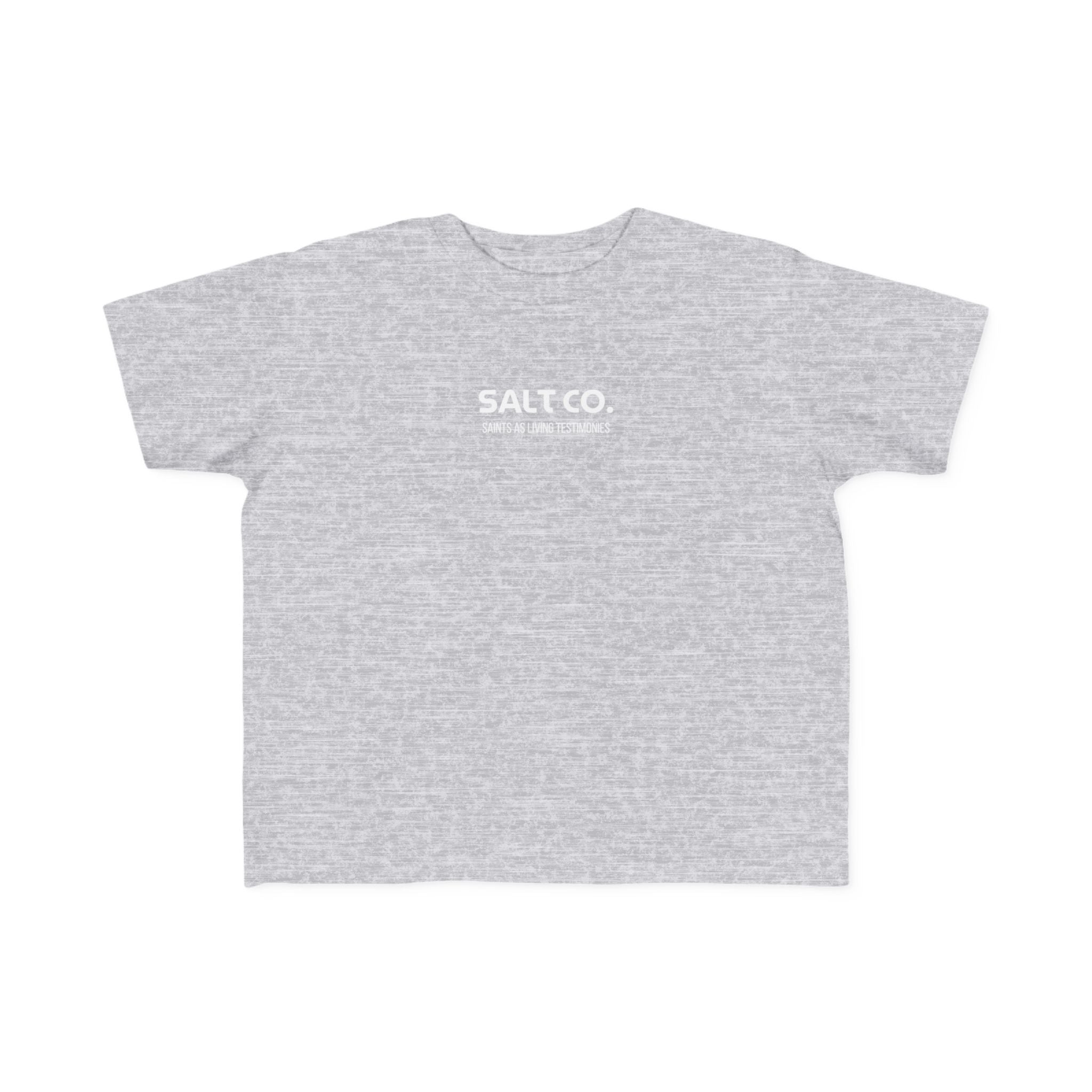 Toddler Tee — 'Salt Co.' Front & 'Jesus Loves You' Smiley Back