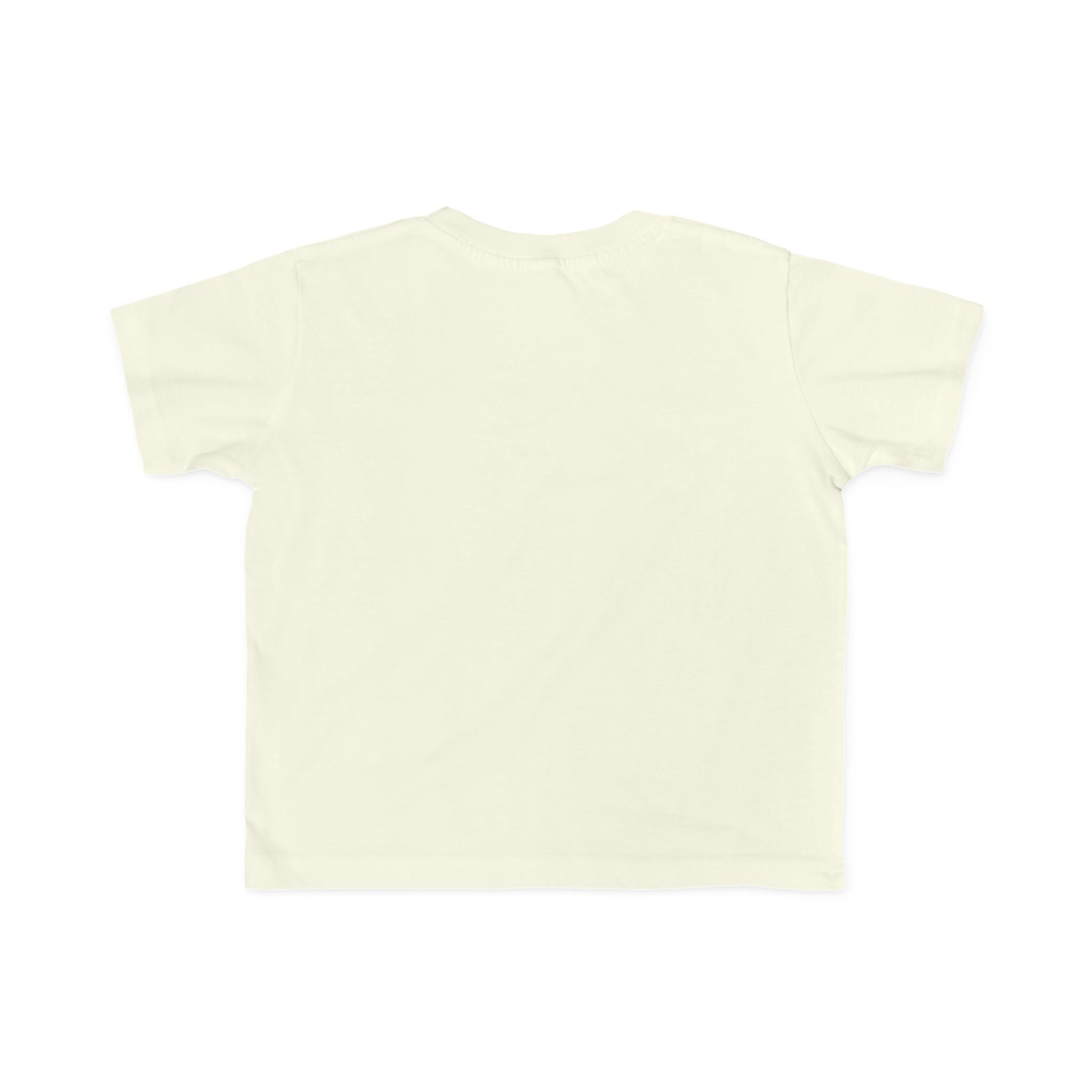 Toddler Tee — Soft Blue Patchwork Cross Graphic