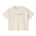 I <3 Jesus Women's Boxy Tee — Minimal Christian Faith Graphic Shirt