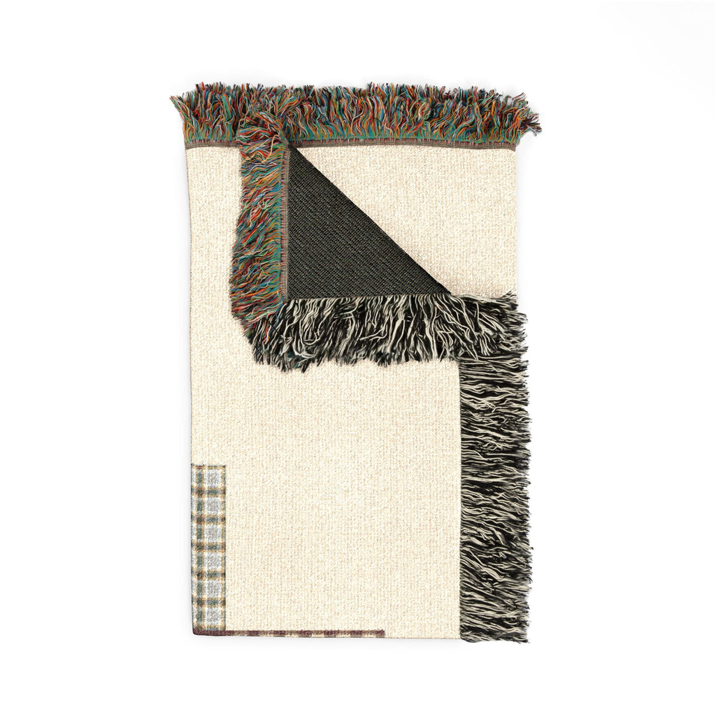 Patchwork Cross Woven Blanket