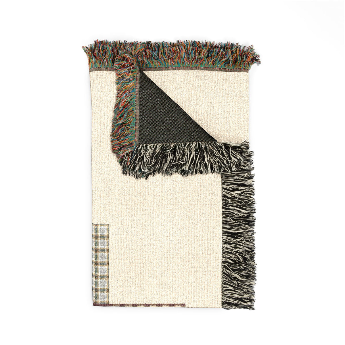 Patchwork Cross Woven Blanket
