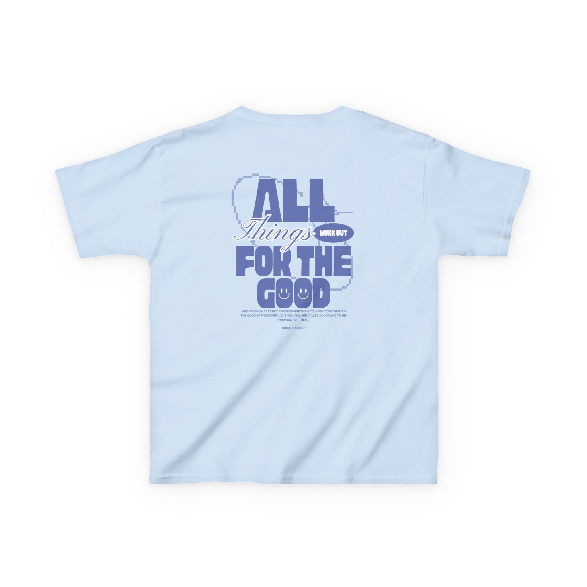 Kids T‑Shirt — "Salt Co." Front with “All Things Work For The Good” Back Graphic