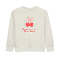 Toddler Girl Sweatshirt - "Jesus Loves Me This I Know"