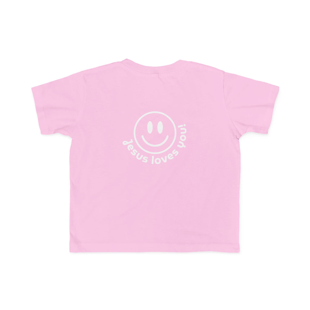 Toddler Tee — 'Salt Co.' Front & 'Jesus Loves You' Smiley Back