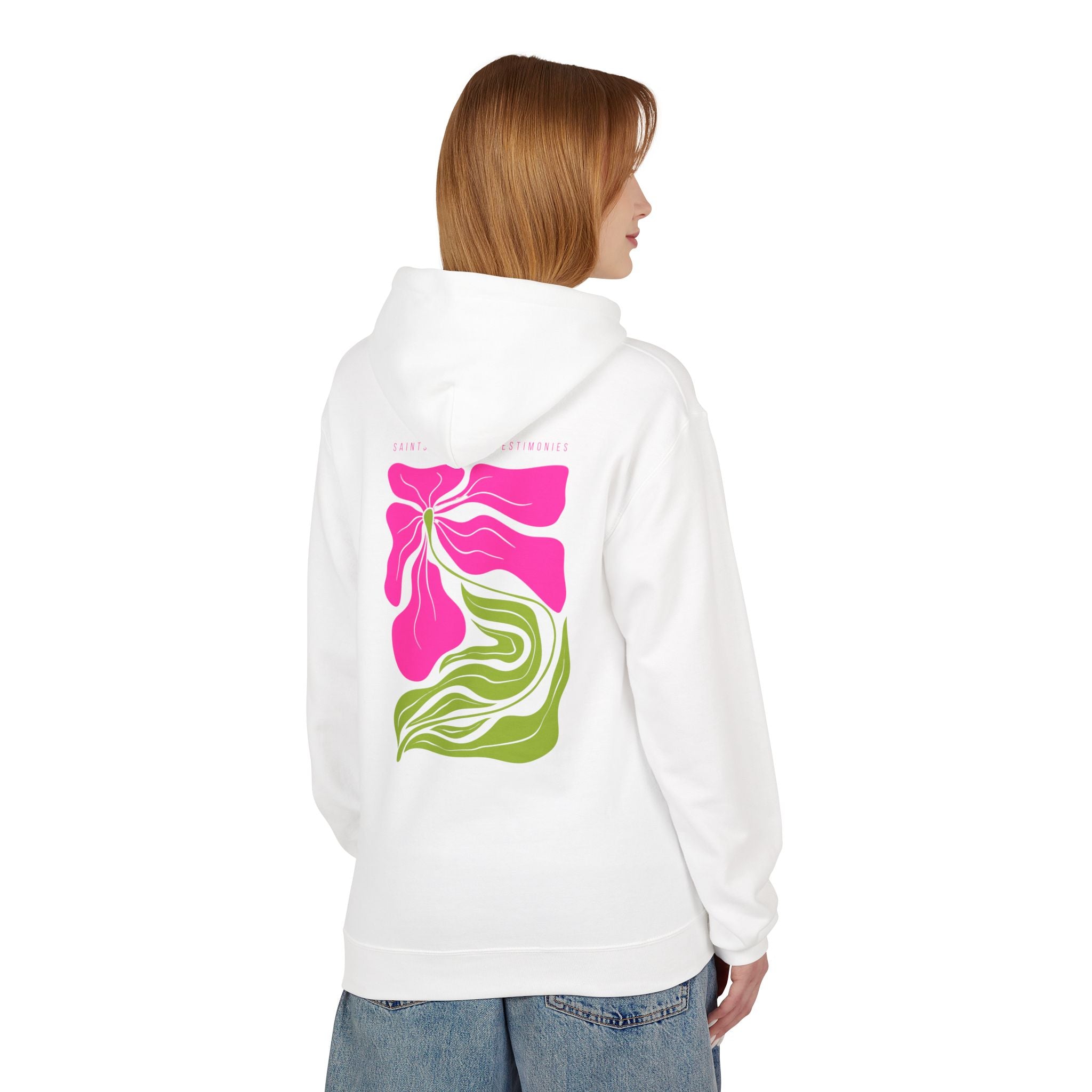 "Co-Creator aka mom" Floral Hoodie