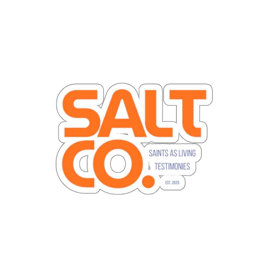 Die-Cut Sticker — SALT CO. Logo (Orange)