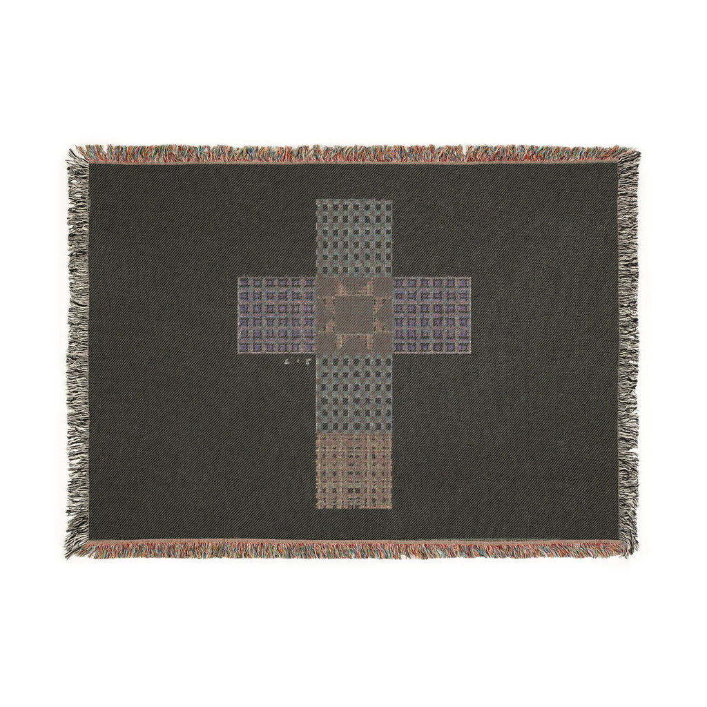 Patchwork Cross Woven Blanket