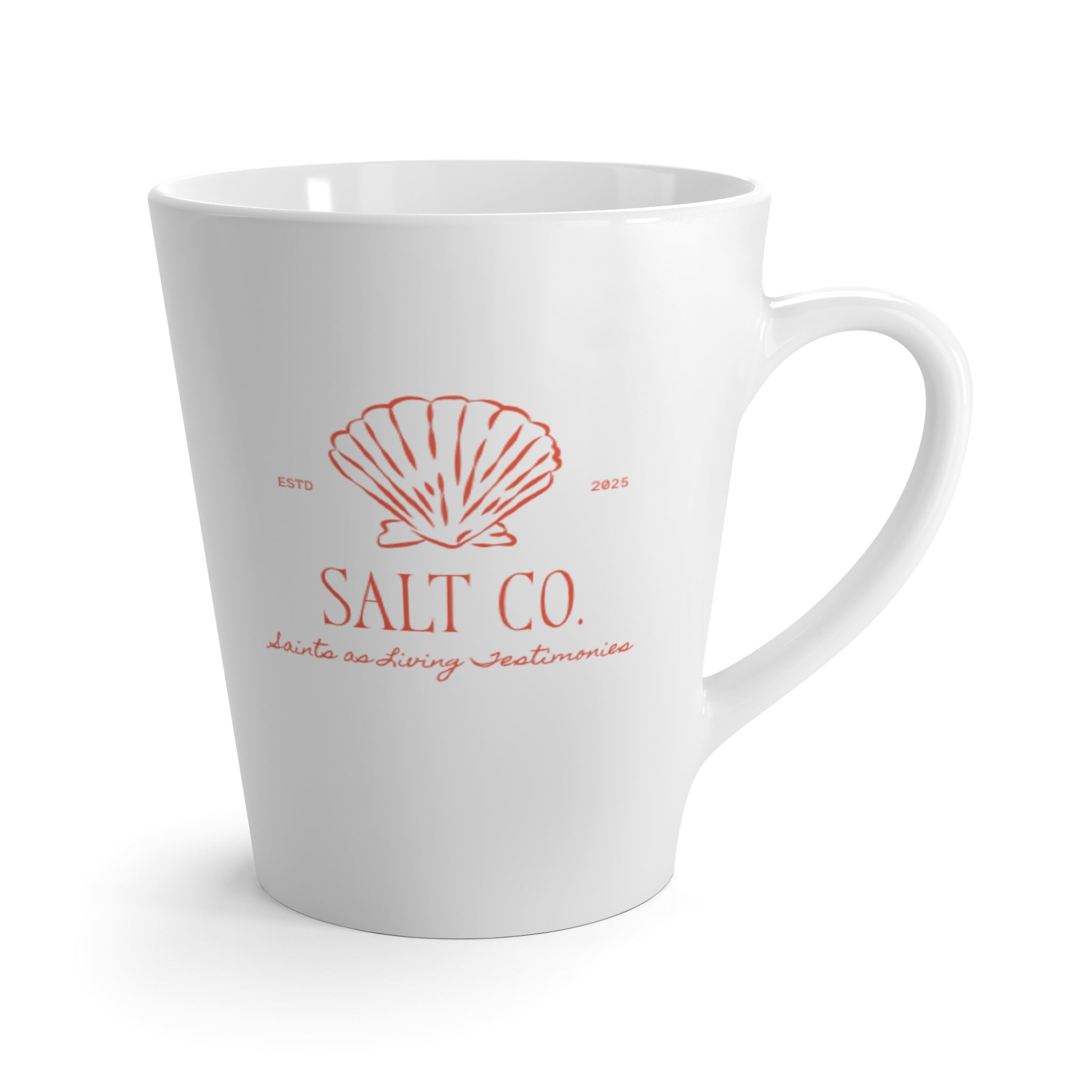 Salt Co. Latte Mug – Coastal Shell Coffee Cup