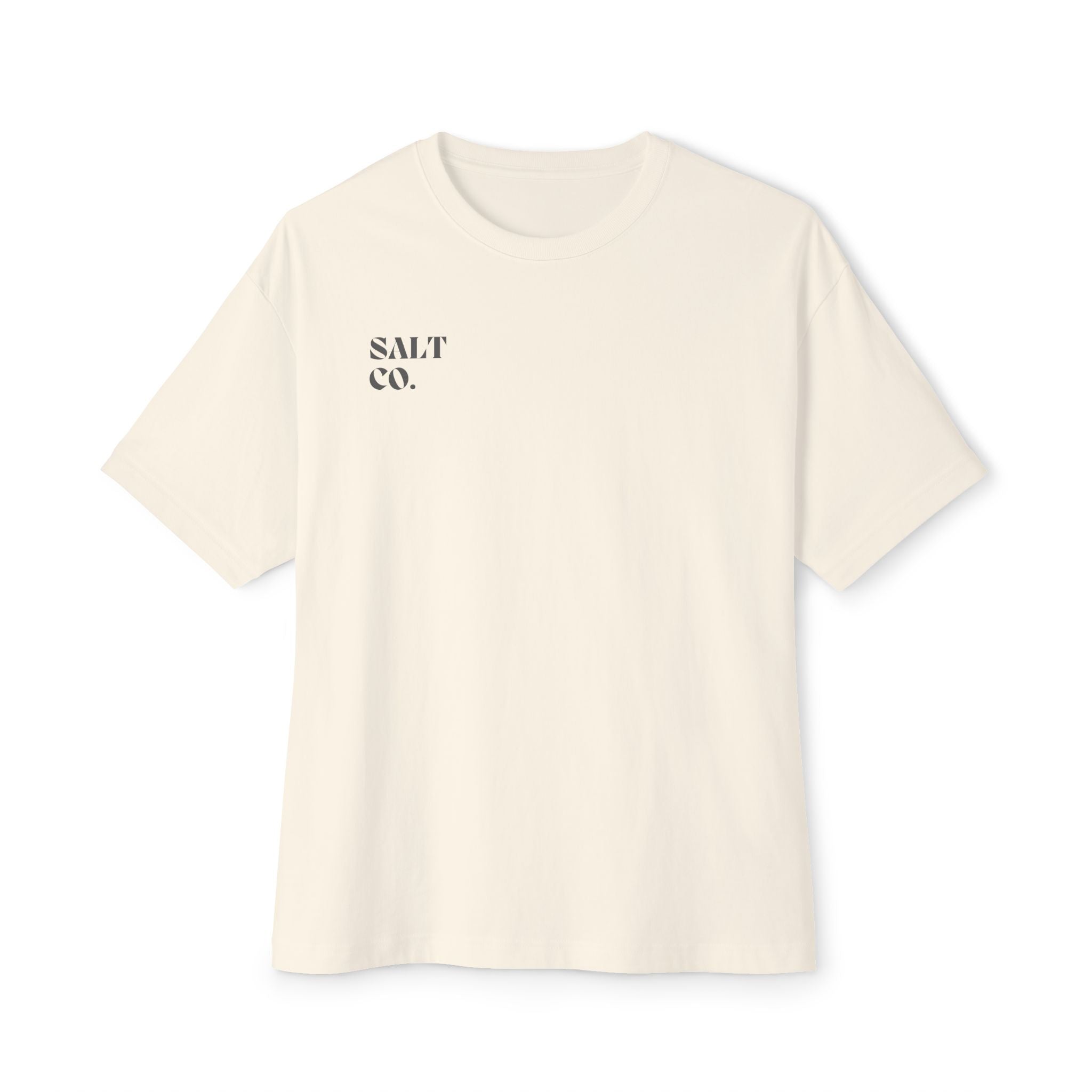 Boxy Tee — "In Montana as it is in Heaven" Minimalist Graphic