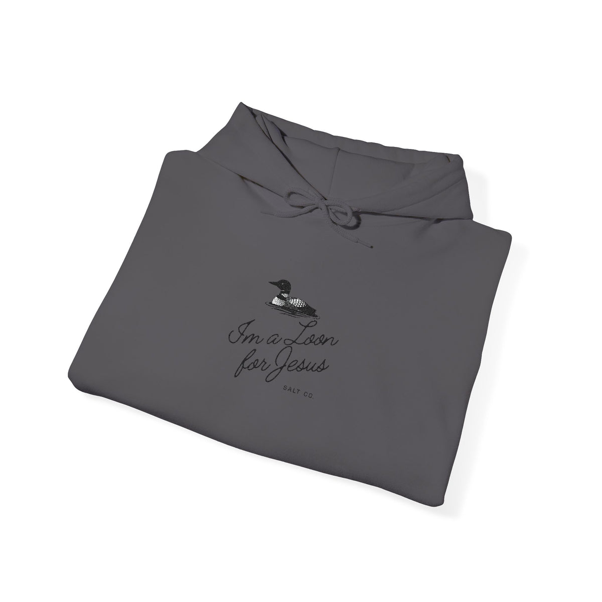 "I'm a Loon for Jesus" Embroidered Hoodie