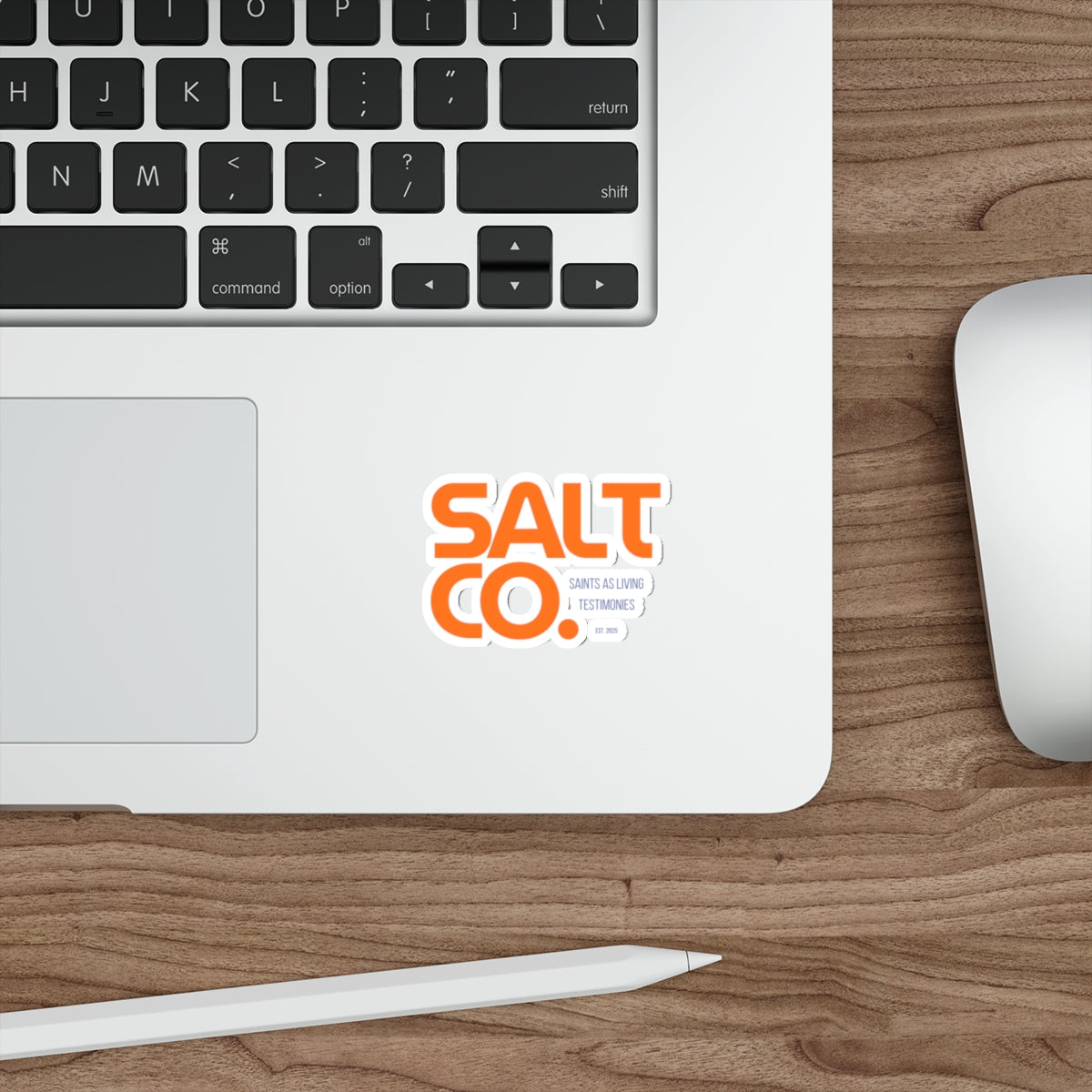 Die-Cut Sticker — SALT CO. Logo (Orange)