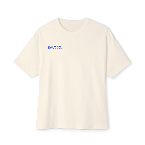 Afresh Brew Graphic Tee — Retro Coffee Logo Oversized Boxy T‑Shirt