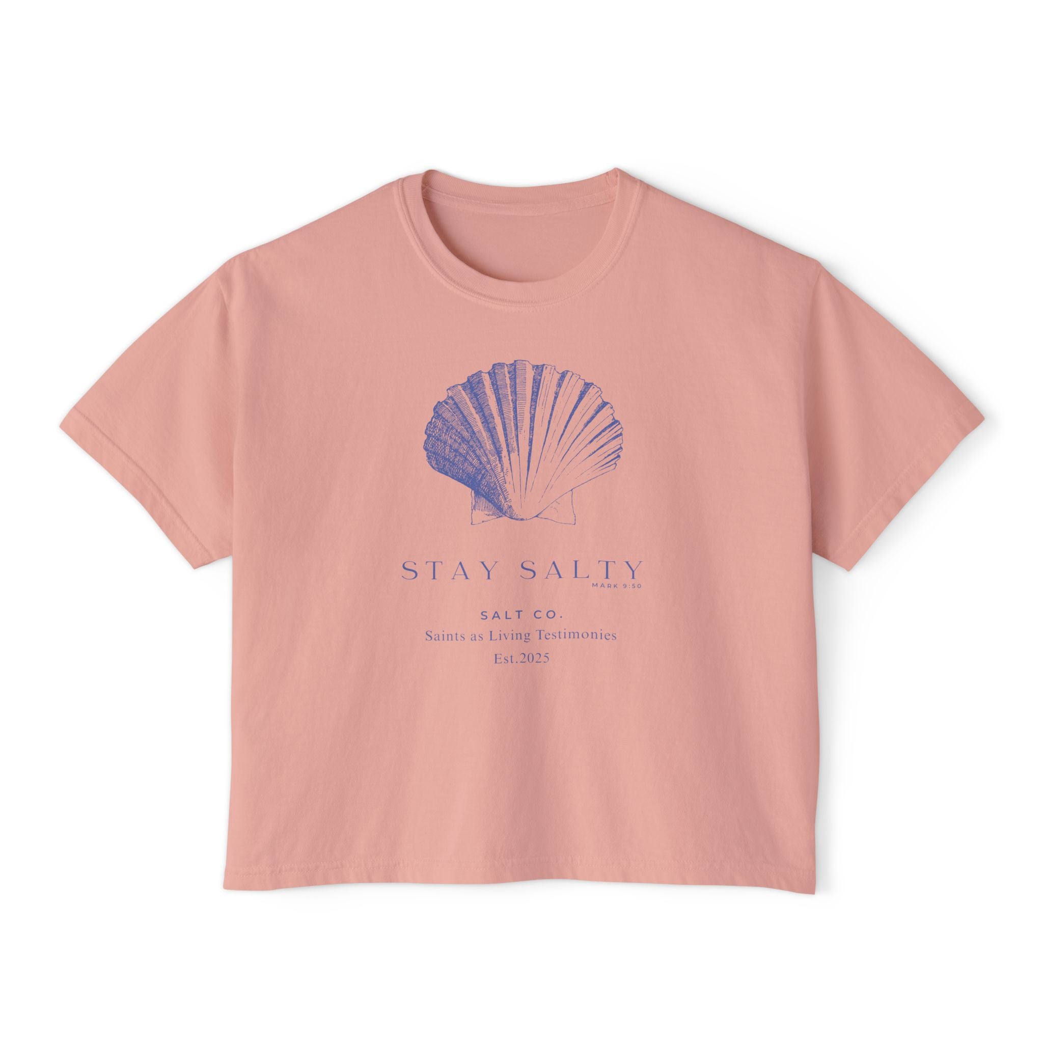 Stay Salty Seashell Women's Boxy Tee