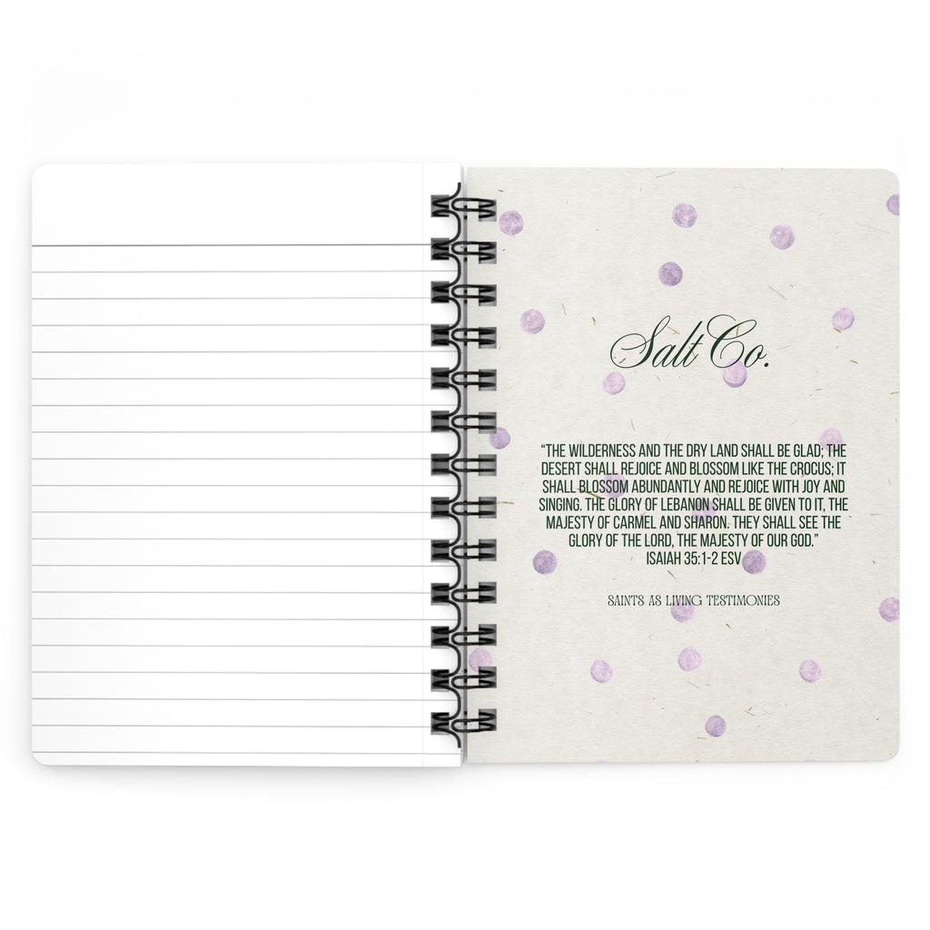 Spiral Journal — Bloom & Rejoice Gardening Notebook