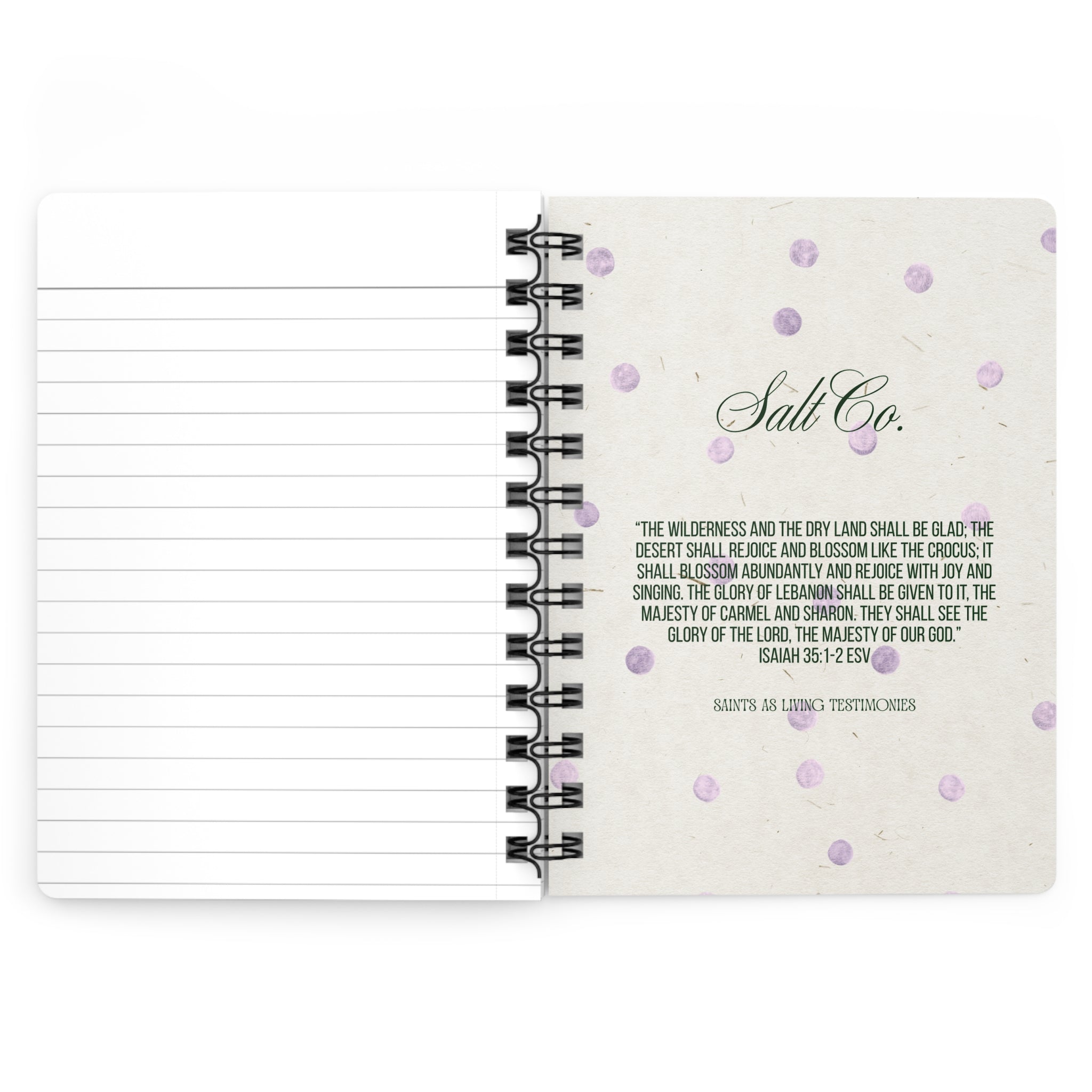 Spiral Journal — Bloom & Rejoice Gardening Notebook