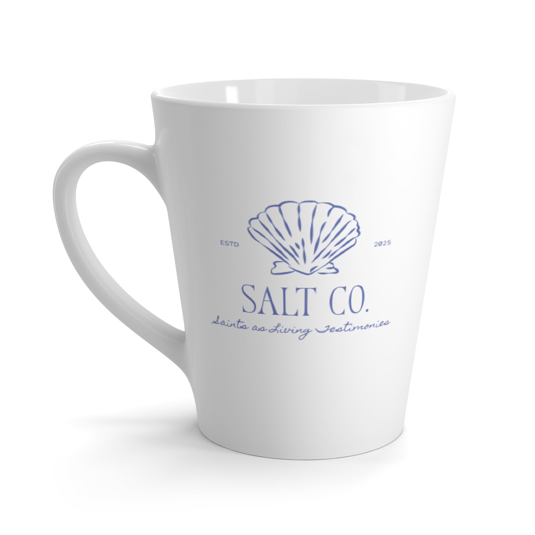 Salt Co. Seashell Logo Ceramic Coffee Cup