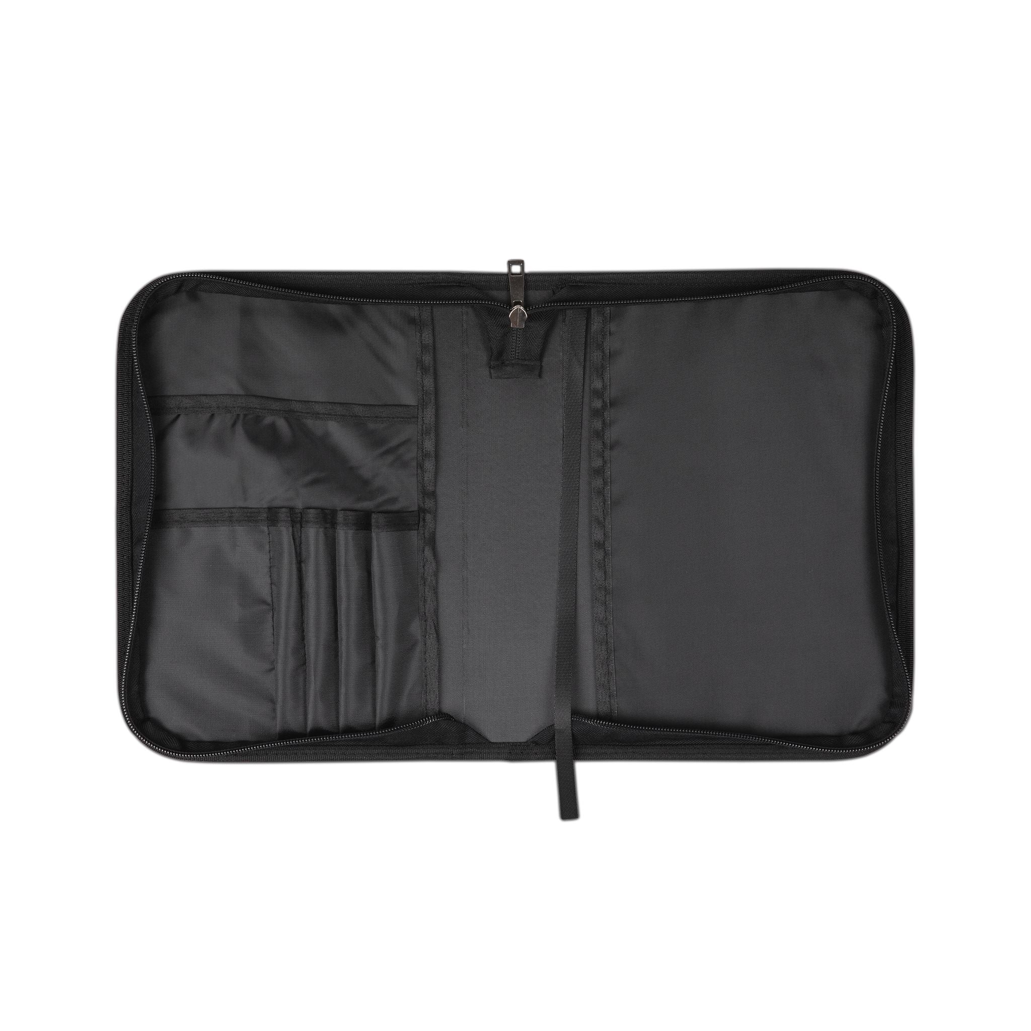 Bible Cover — "All Hail King Jesus" Zippered Bible Case, Christian Worship Gift