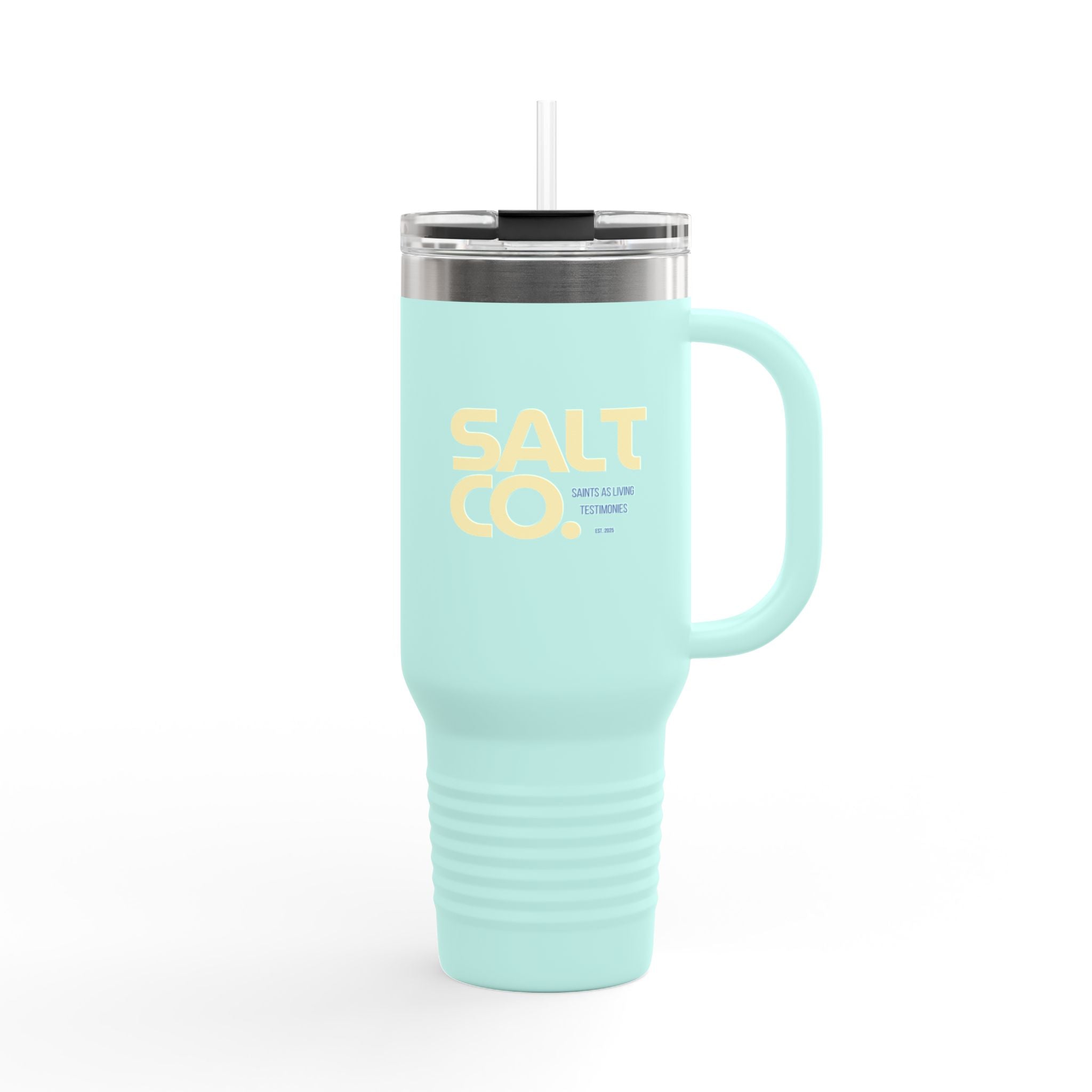 Salt Co. 40oz Insulated Travel Mug – Large Stainless Steel Tumbler with Lid & Handle