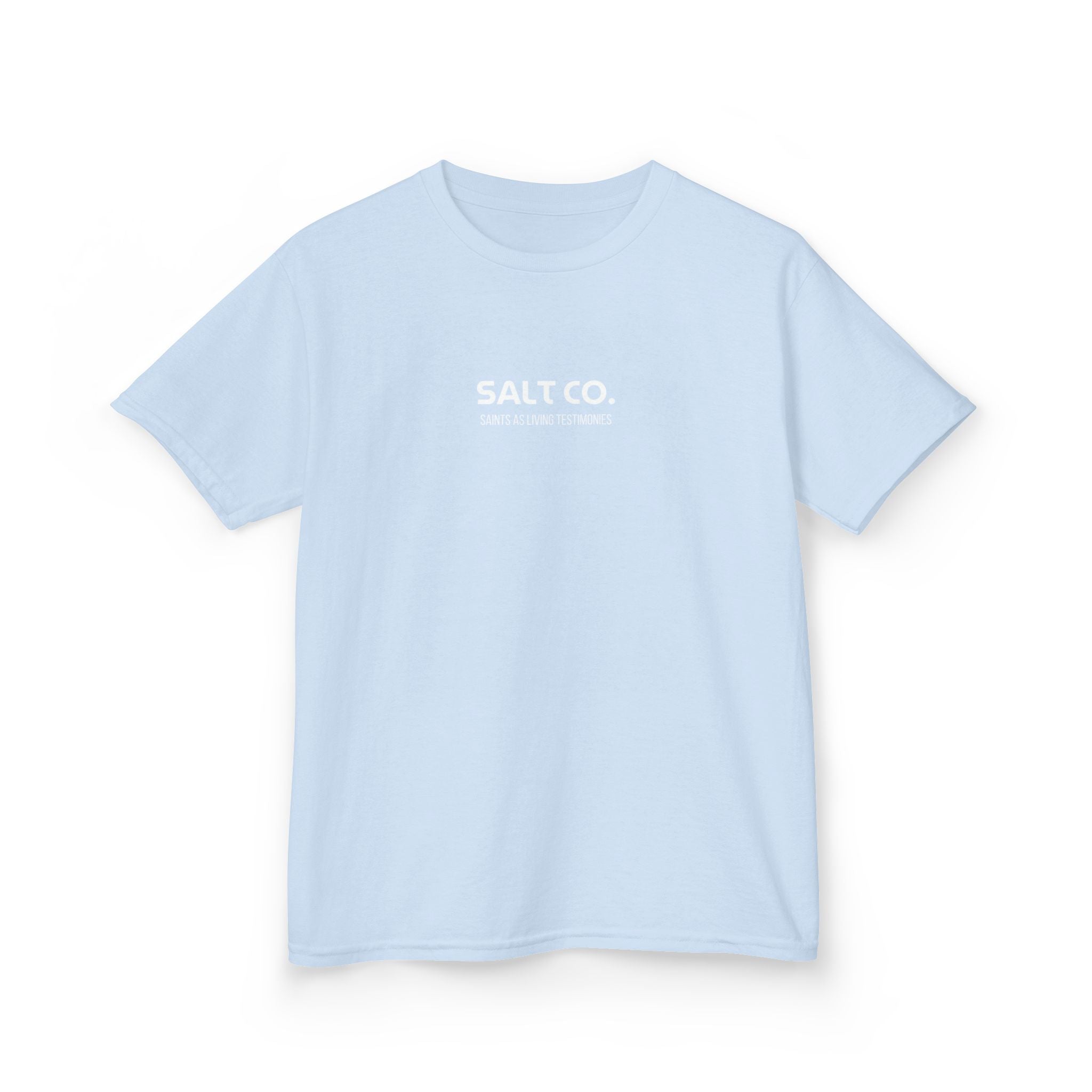 Kids T‑Shirt — "Jesus Loves You" Smiley Tee (Salt Co.)