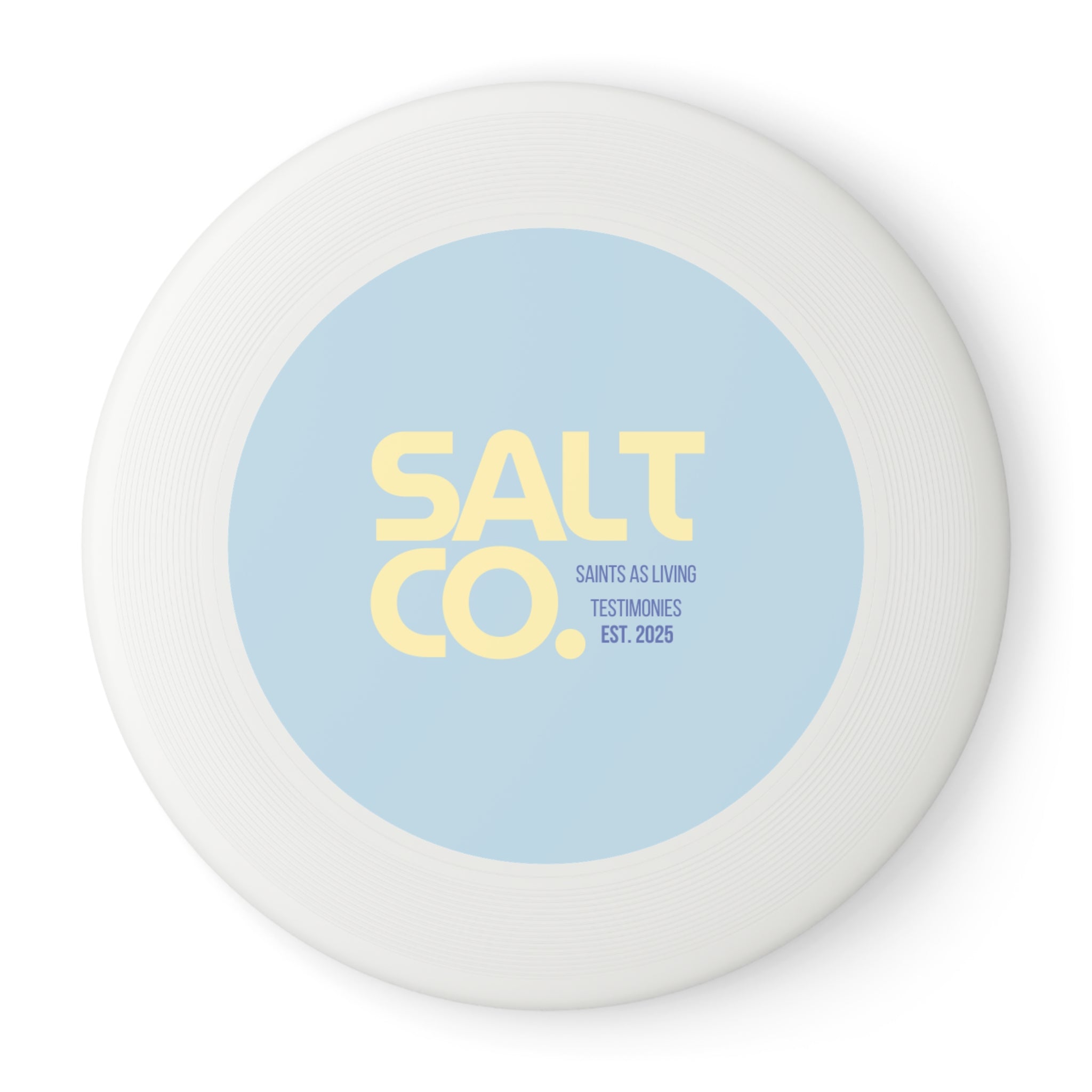 Salt Co. Logo Frisbee — Lightweight Beach & Park Flying Disc