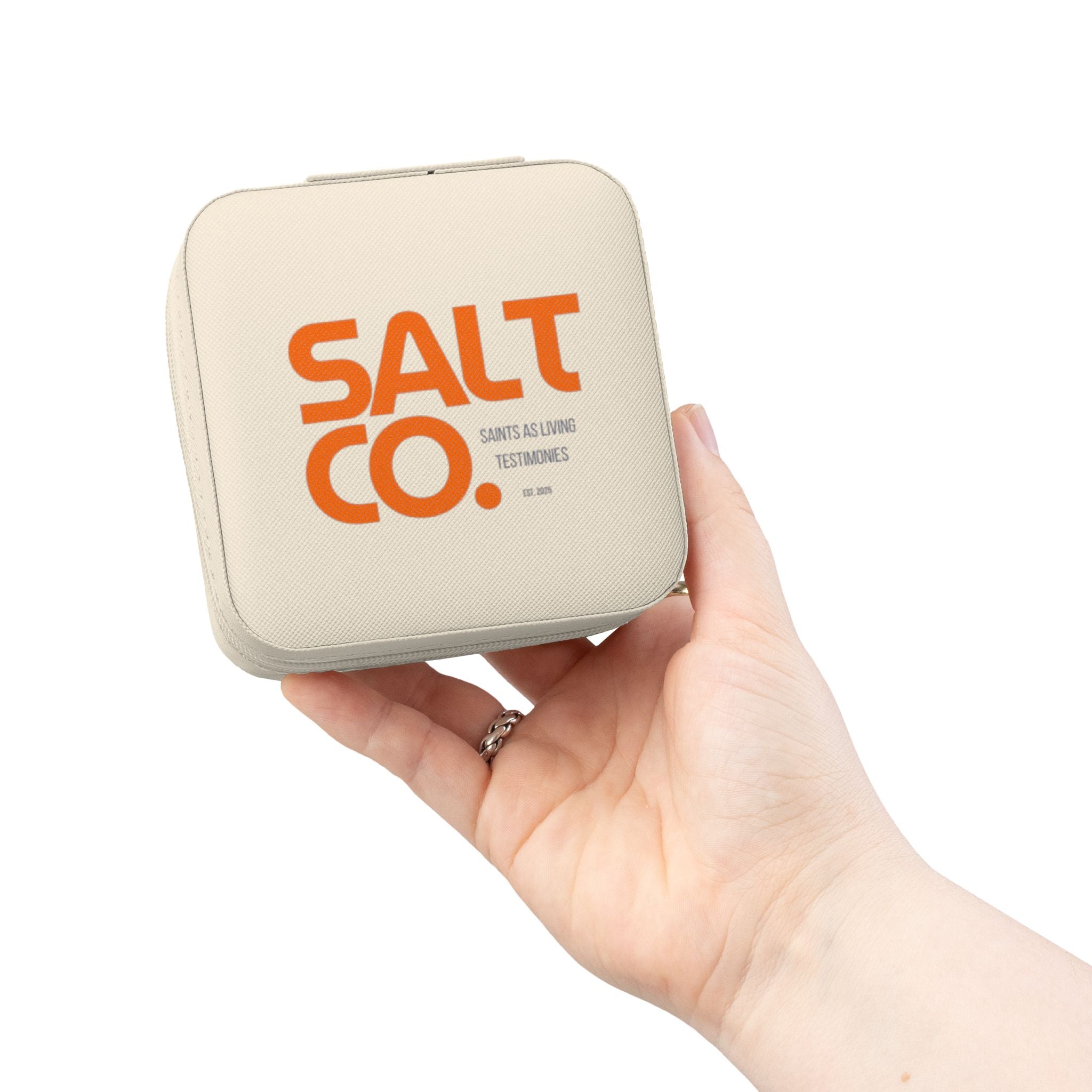 Salt Co. Compact Jewelry Travel Case — Portable Ring & Earring Organizer