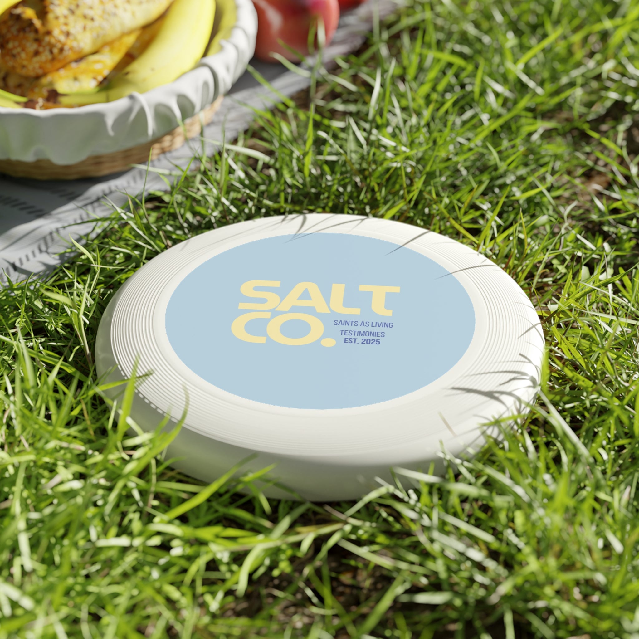 Salt Co. Logo Frisbee — Lightweight Beach & Park Flying Disc