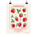 Strawberry Festival Poster — Matte Botanical Vertical Print