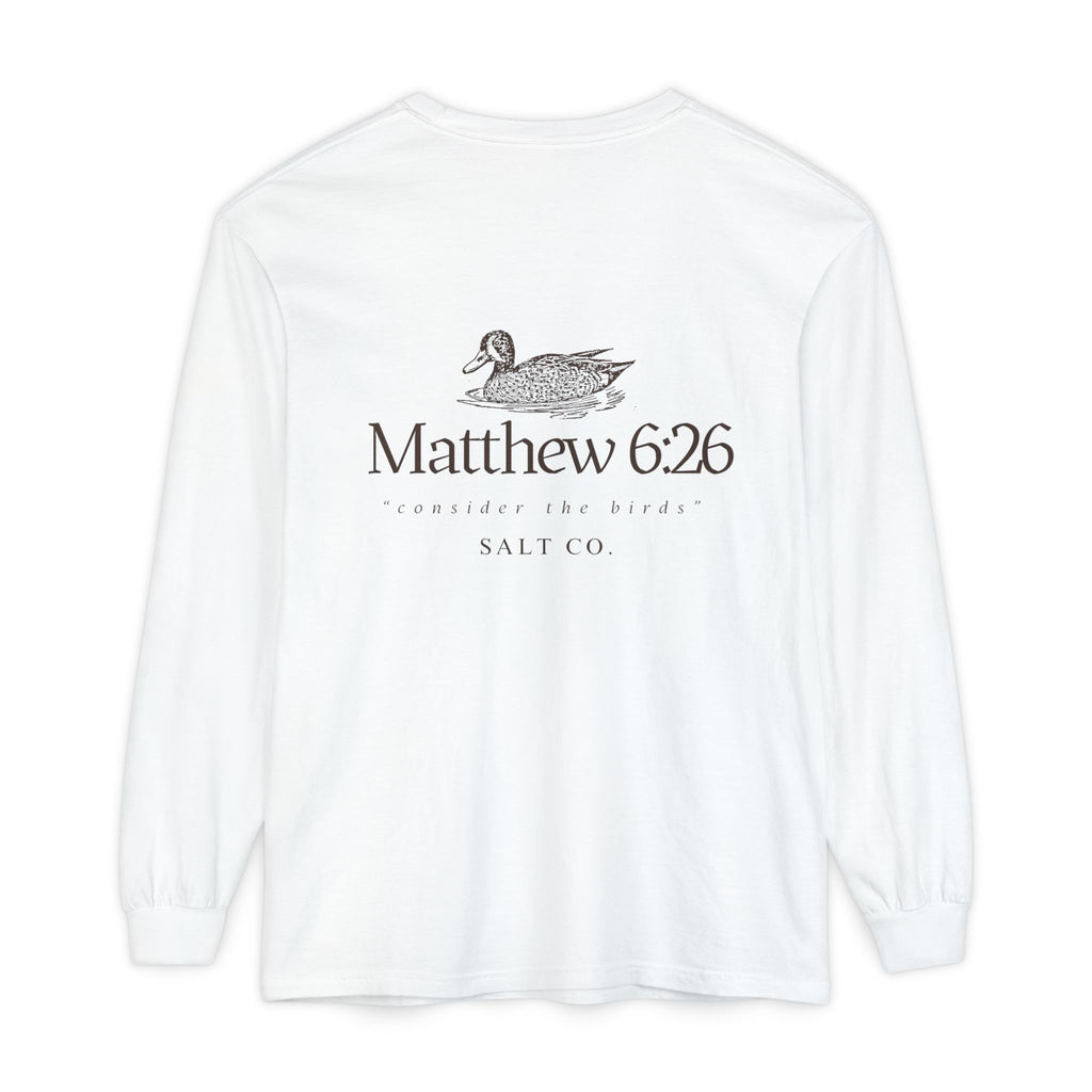"Consider the birds" Long sleeve Tee