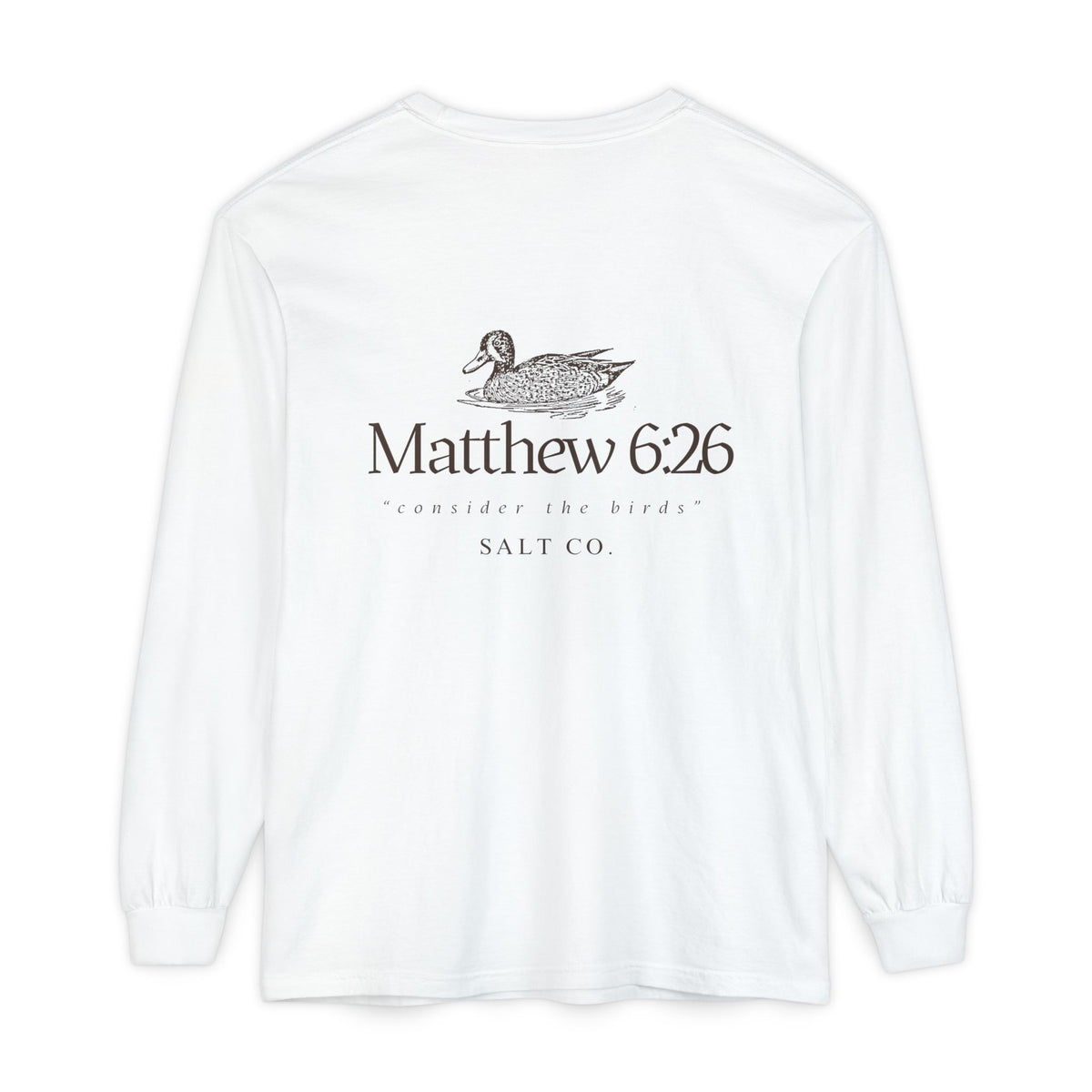 "Consider the birds" Long sleeve Tee