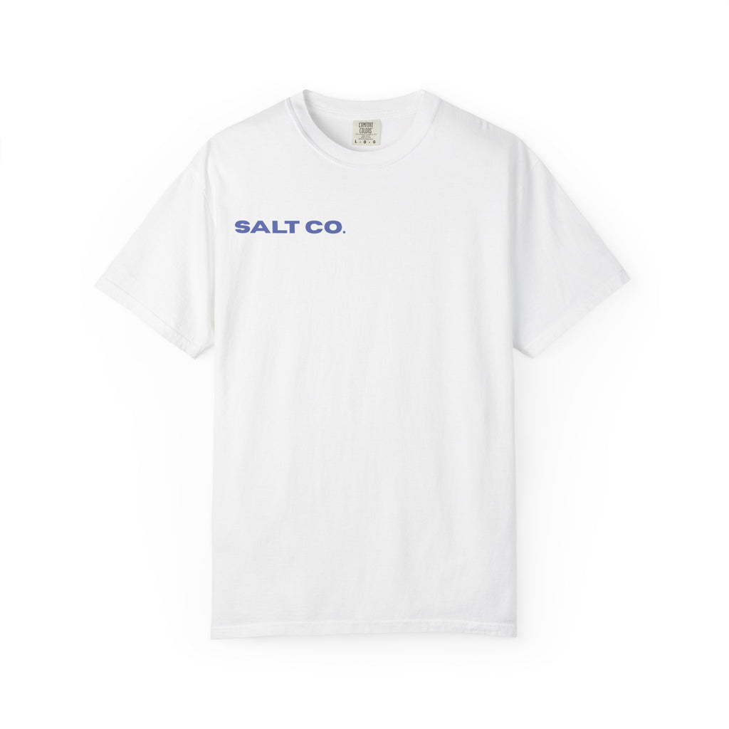 Salt Co. Minimalist Tee — "SAINTS AS LIVING TESTIMONIES" Back Print