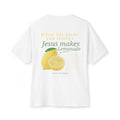 Boxy Tee — "Salt Co." Lemon Graphic Tee (When Life Gives You Lemons: Jesus Makes Lemonade)