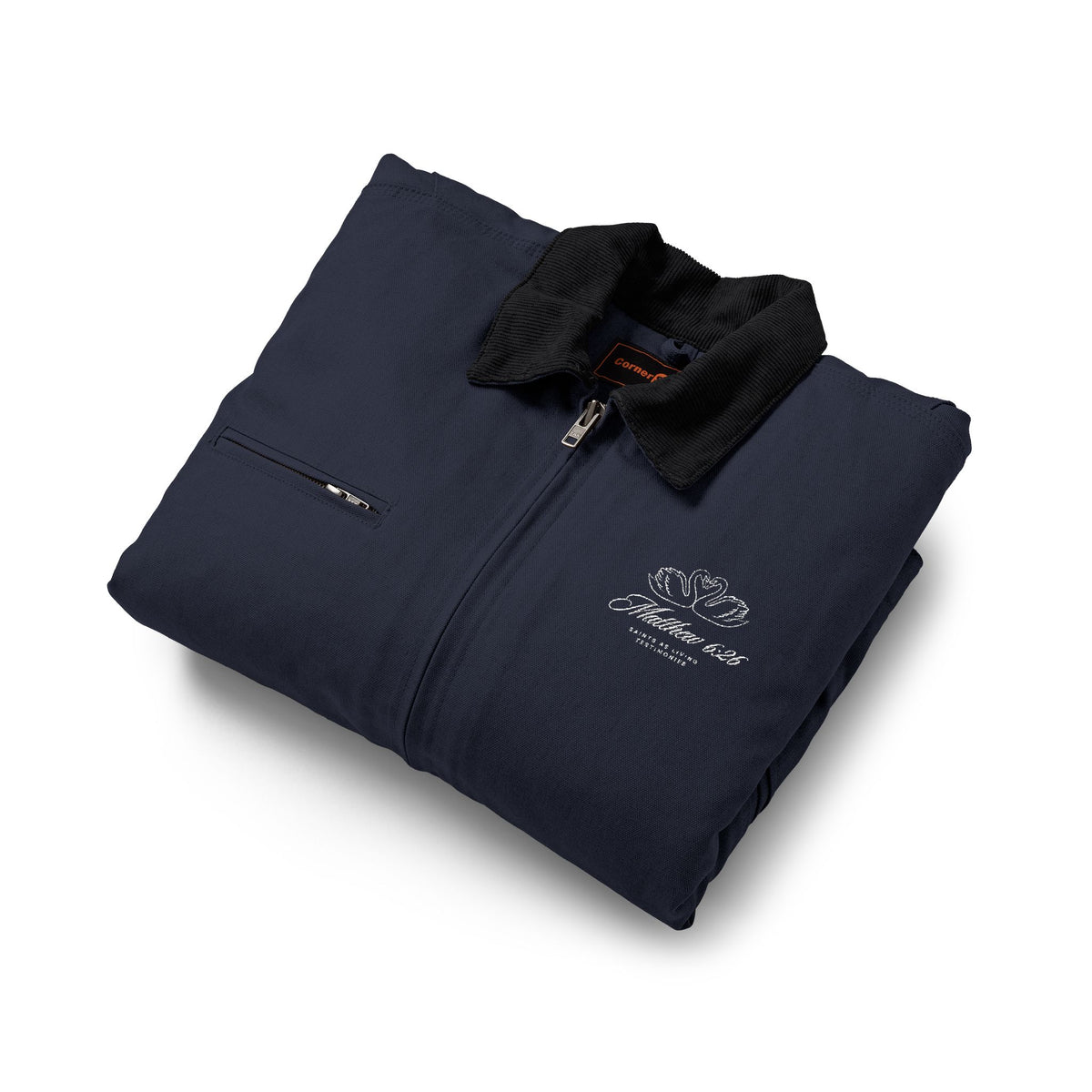 CornerStone® Duck Cloth Chore Jacket - Swans