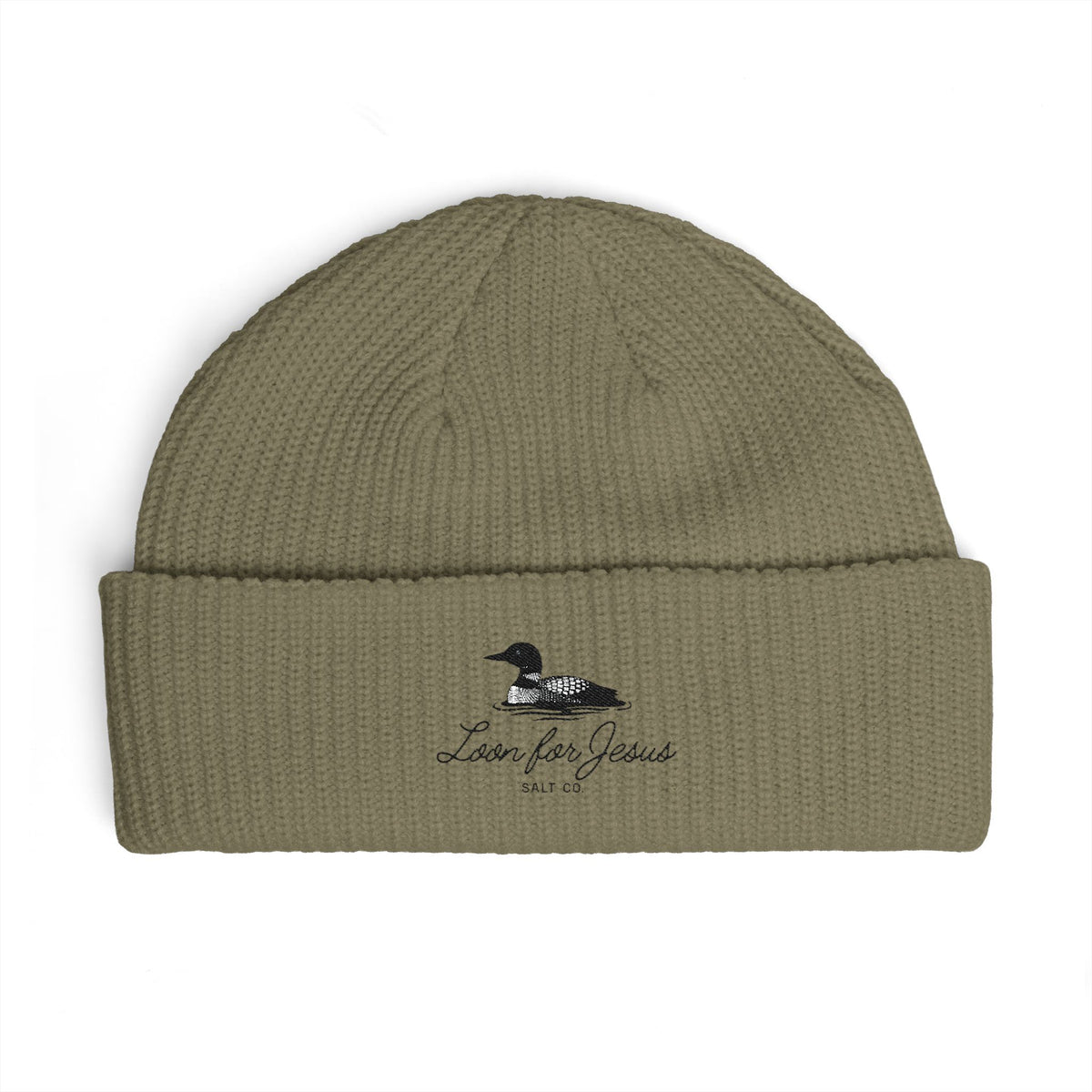 "Loon for Jesus" Cuff Beanie