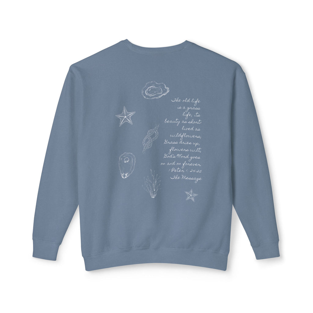 Coastal Script Crewneck Sweatshirt
