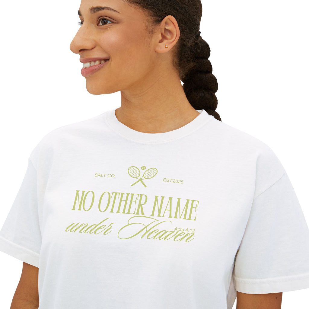 No Other Name Tee — Women's Boxy Cotton T‑Shirt