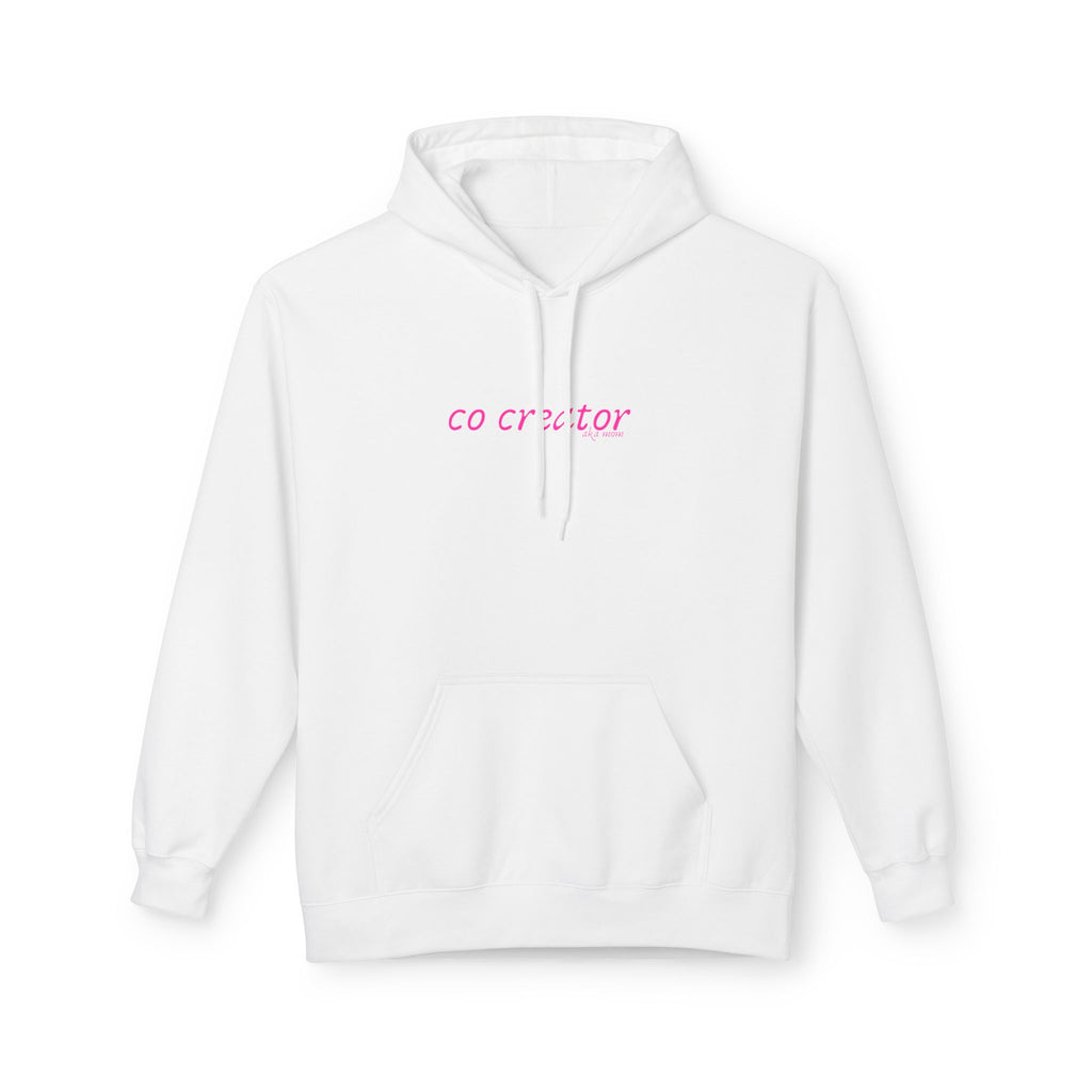 "Co-Creator aka mom" Floral Hoodie