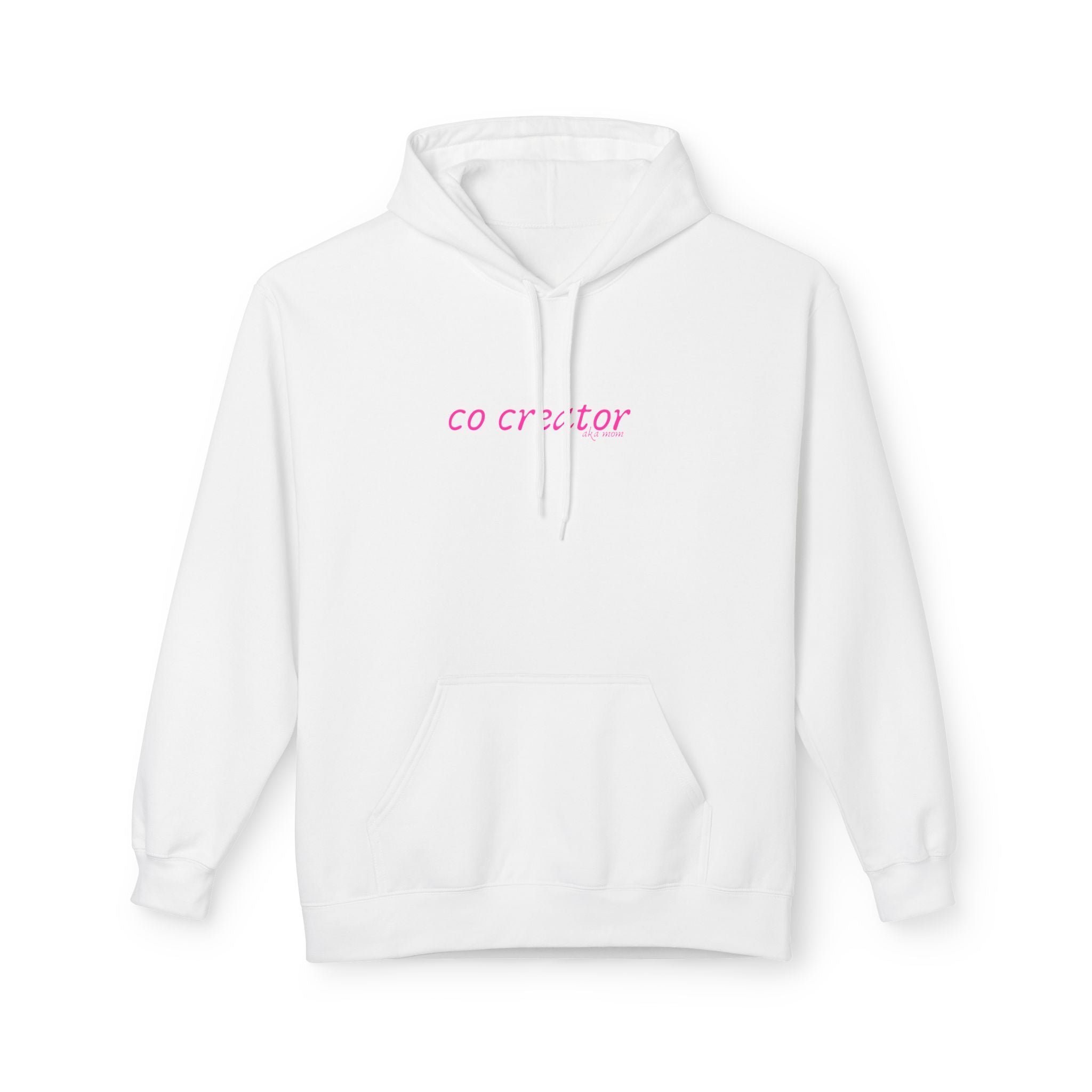 "Co-Creator aka mom" Floral Hoodie