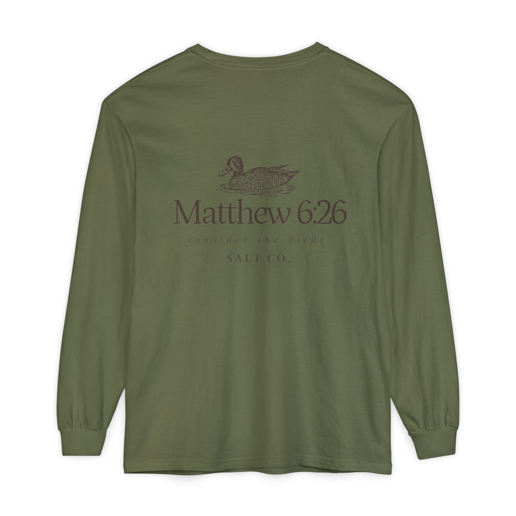"Consider the birds" Long sleeve Tee