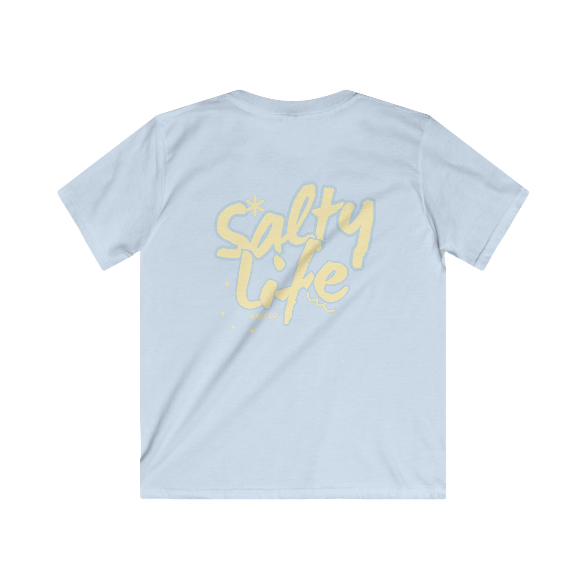 Kids Tee — 'Salty Life' Beach Logo T‑Shirt (Salt Co.)
