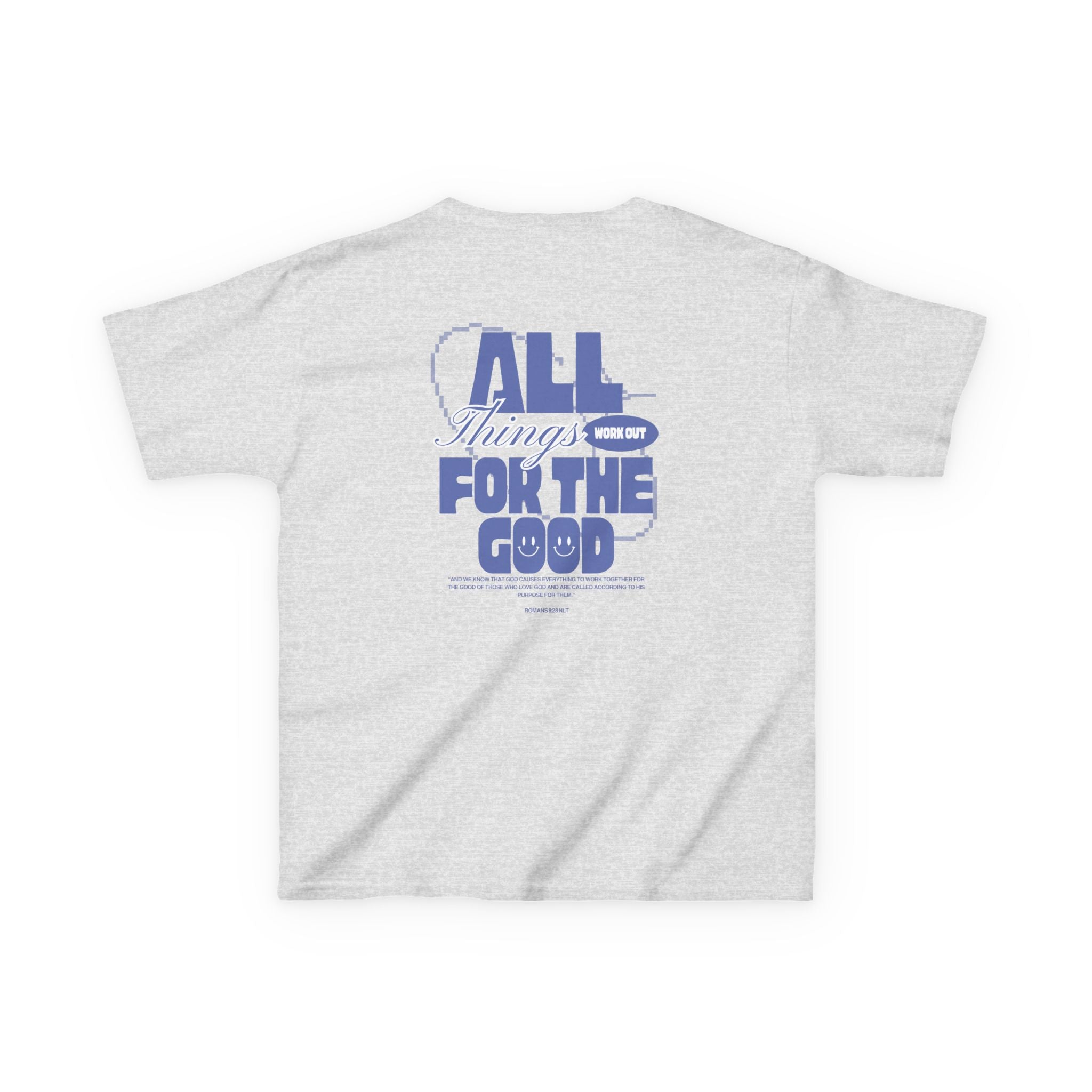 Kids T‑Shirt — "Salt Co." Front with “All Things Work For The Good” Back Graphic