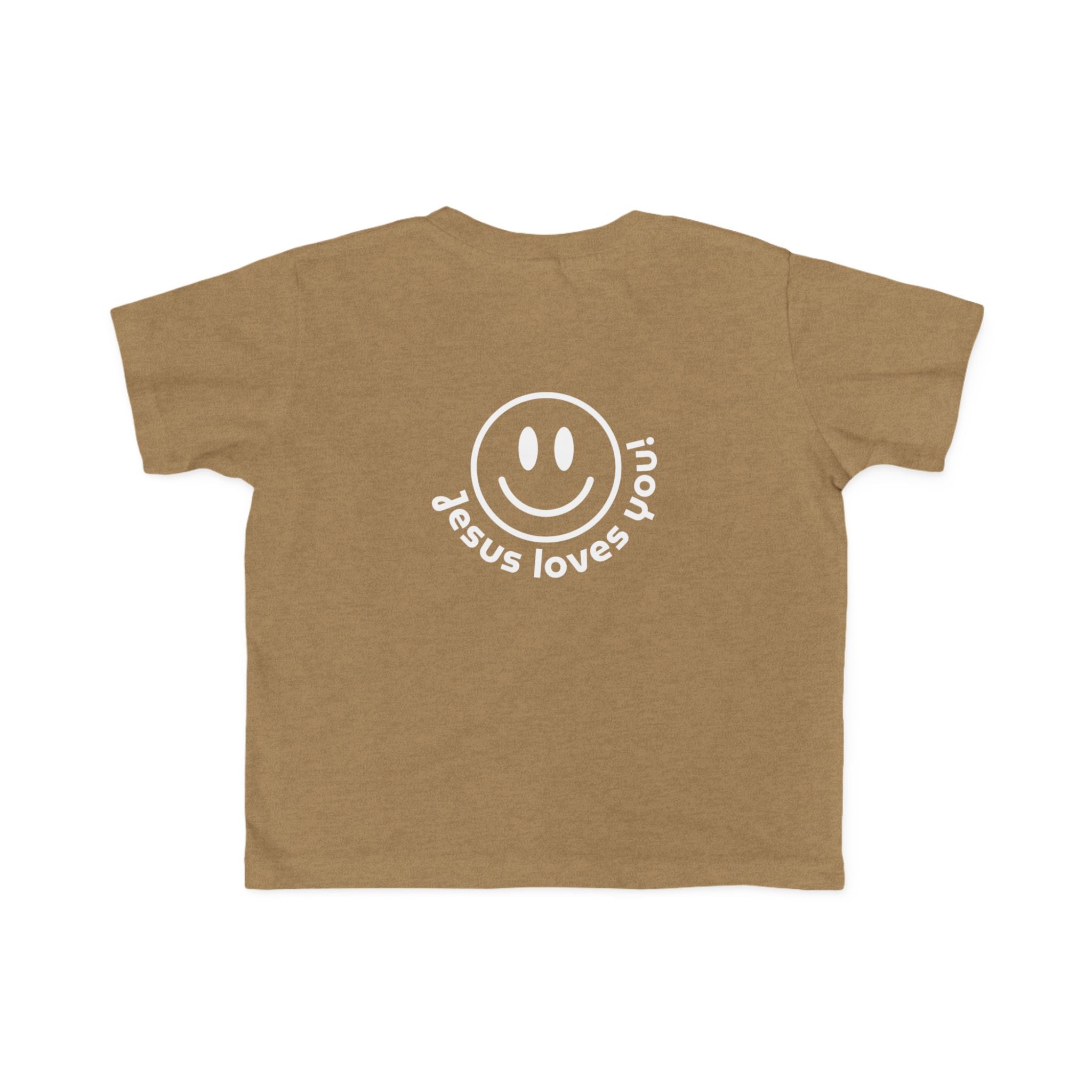 Toddler Tee — 'Salt Co.' Front & 'Jesus Loves You' Smiley Back