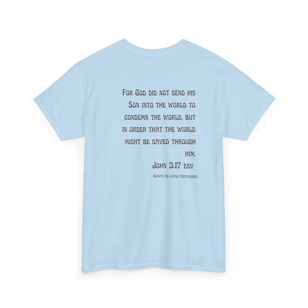 Hibiscus T‑Shirt — John 3:17 Tee
