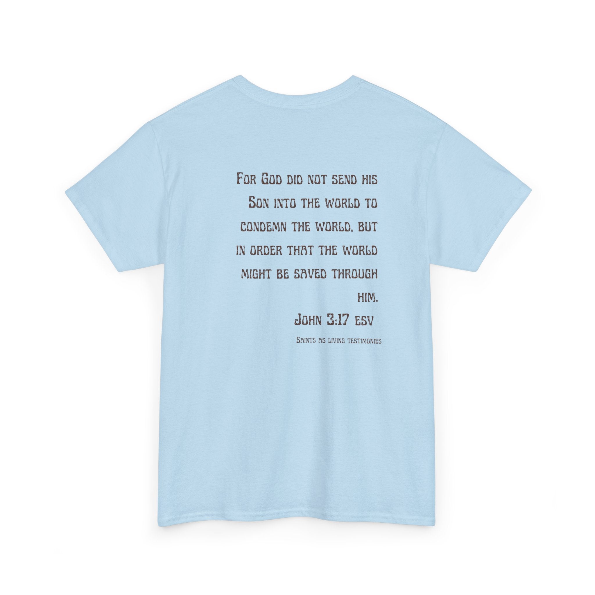 Hibiscus T‑Shirt — John 3:17 Tee